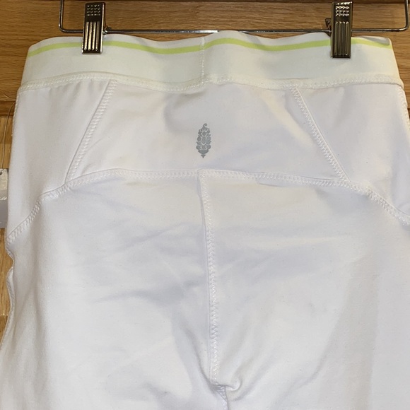 Free People Ruffle Hem Sanctuary Leggings White - Picture 9 of 16